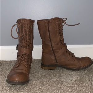 Brown Combat Boots!